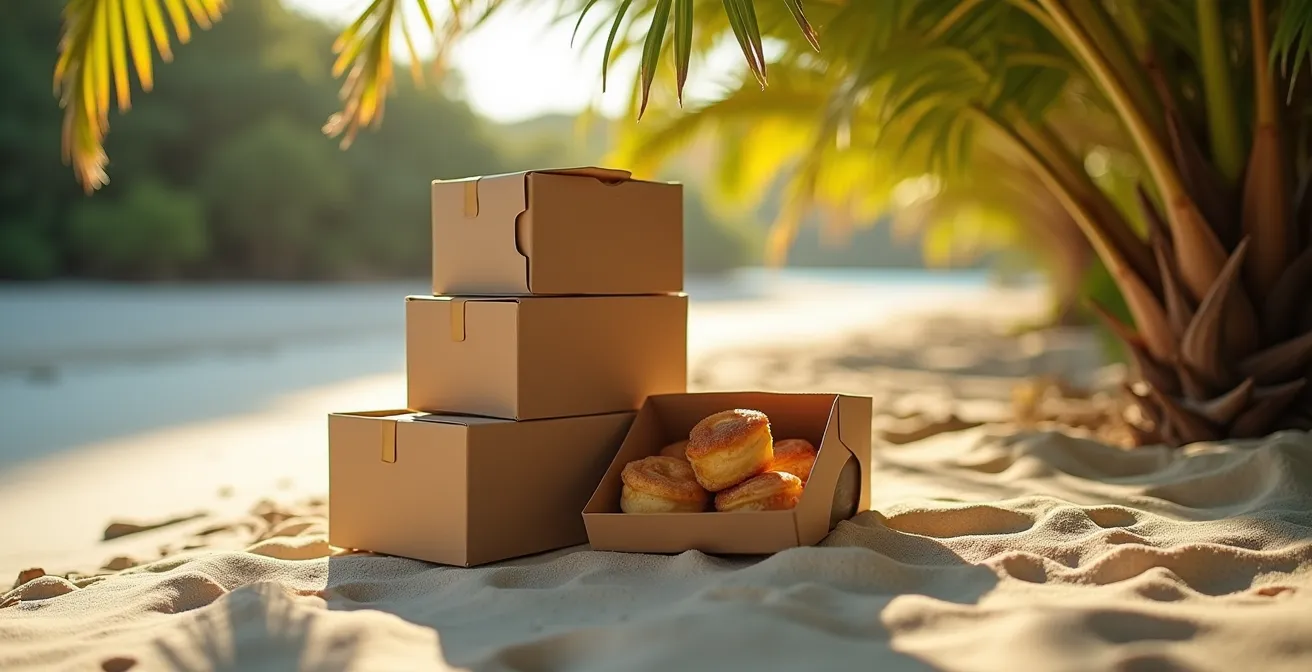 Tourments d'amour protégés dans leur boîte traditionnelle à l'ombre