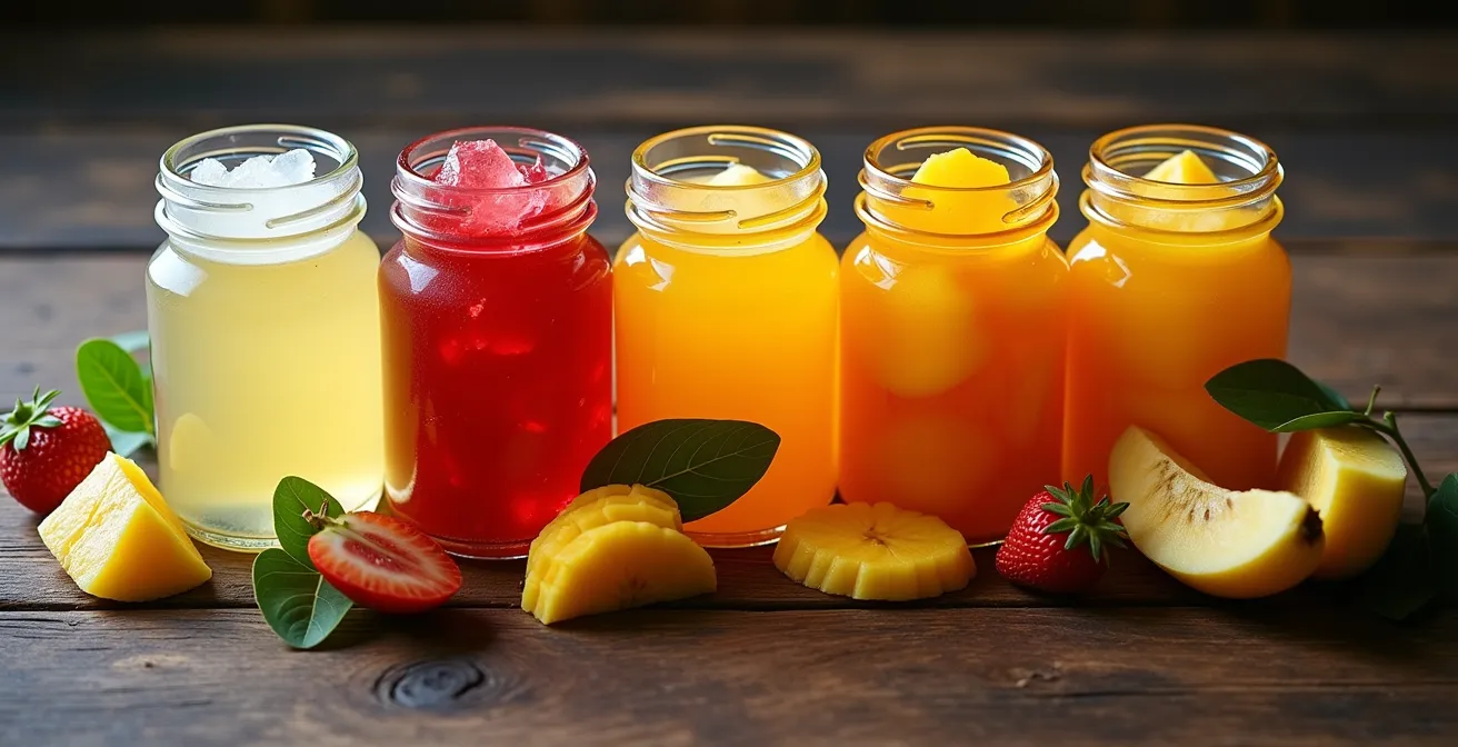 Assortiment de confitures tropicales pour tourments d'amour